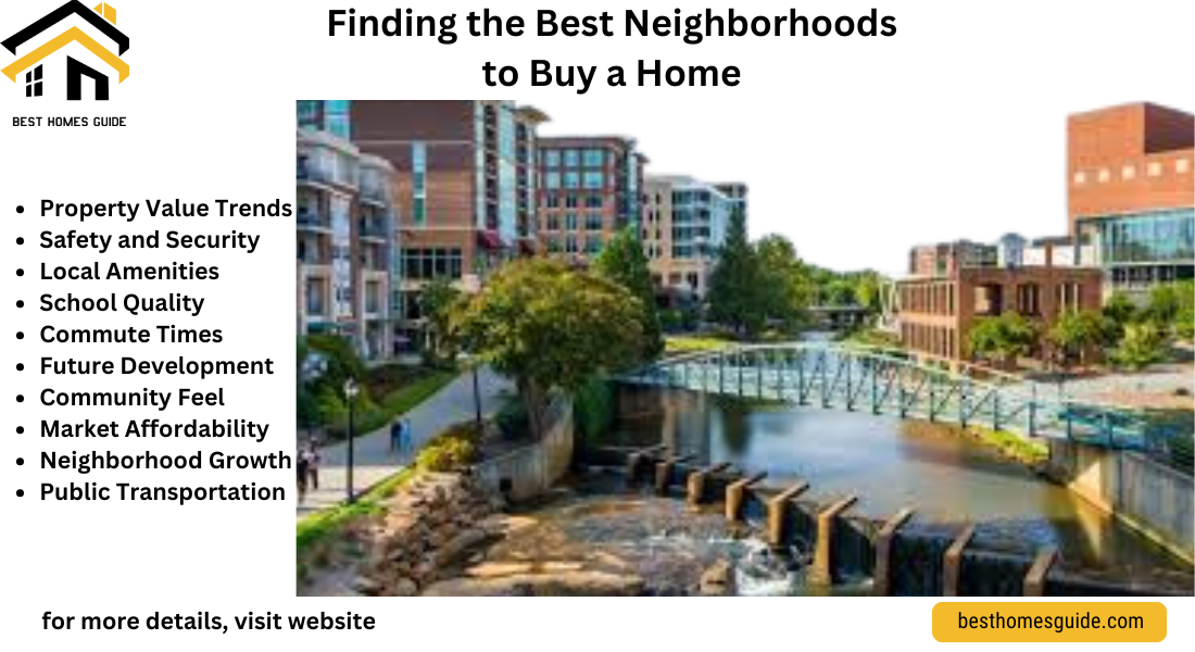 Finding the Best Neighborhoods to Buy a Home