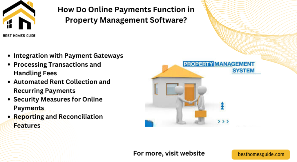 How Do Online Payments Function in Property Management Software?