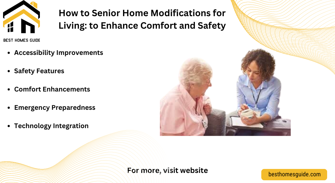 How to Senior Home Modifications for Living: to Enhance Comfort and Safety