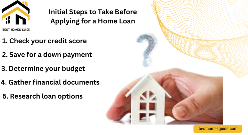 Initial Steps to Take Before Applying for a Home Loan