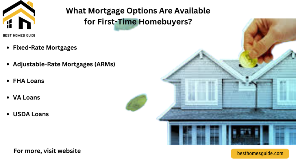 What Mortgage Options Are Available for First-Time Homebuyers?